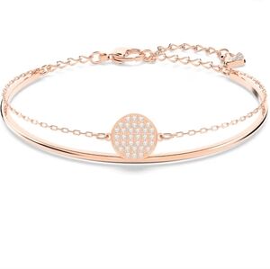 (NWT) Swarovski Sublima Bangle, Rose Gold